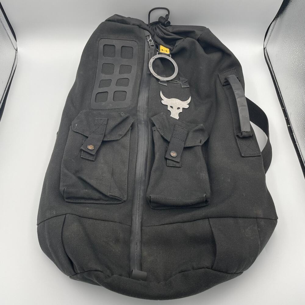 Under Armour Project Rock 60 Bag Backpack Rucksack Gym Duffle Travel School